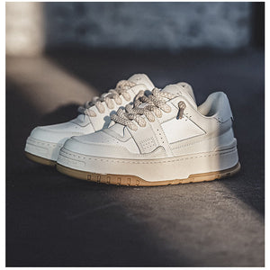 Rope Court Low - Beige White , - Streetwear Shoes - Slick Street