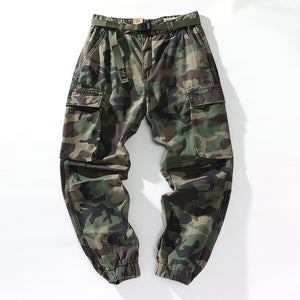 Eagle Camo Slim Fit Cargo Pants 8019F, 29 - Streetwear Cargo Pants - Slick Street
