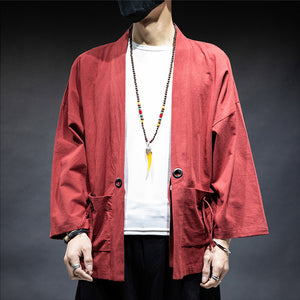 Tritan Kimono Claret, XS - Streetwear Jacket - Slick Street