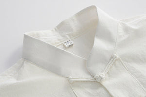 Chinese Linen Summer Shirt , - Streetwear Shirt - Slick Street