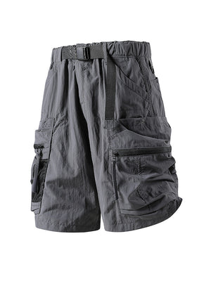 Recon Utility Shorts Grey, XS - Streetwear Shorts - Slick Street