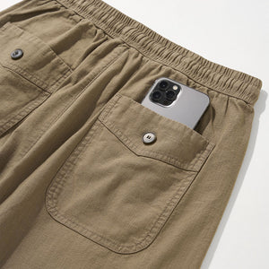 Linen Wide Leg Pants , - Streetwear Pants - Slick Street