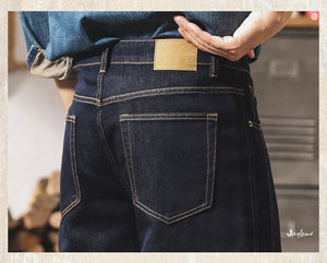 Classic Raw Denim Jeans , - Streetwear Jeans - Slick Street