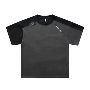 Colorblock Casual T-Shirt , - Streetwear T-Shirt - Slick Street