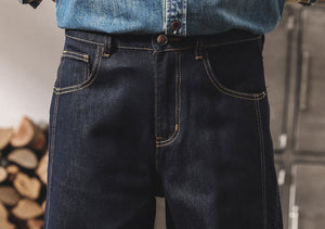 Classic Raw Denim Jeans , - Streetwear Jeans - Slick Street