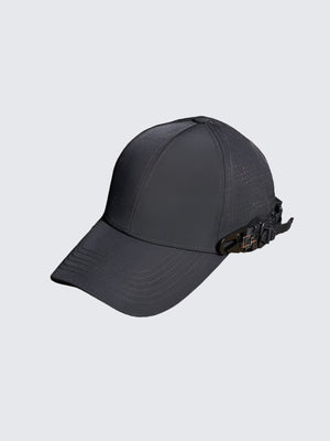 Plain Black Adjustable Cap , - Streetwear Cap - Slick Street
