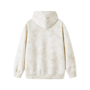 Tie-dye Coptic Cross Drawstring Hoodie , - Streetwear Hoodie - Slick Street