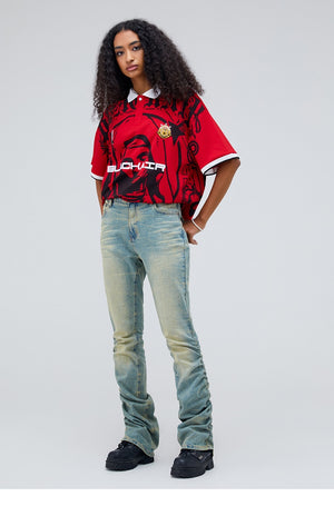 BLACKAIR Virgin Mary Graphic T-Shirt , - Streetwear T-Shirts - Slick Street