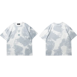 Tie Dye Senseless Jigsaw Puzzle T-Shirt Gray, S - Streetwear T-Shirts - Slick Street