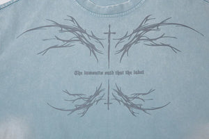 Vintage Shadow knit Wear T-Shirt , - Streetwear T-Shirts - Slick Street