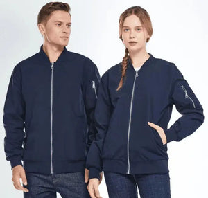 Plain Color With Kangaroo Pocket Jacket , - Streetwear Jacket - Slick Street