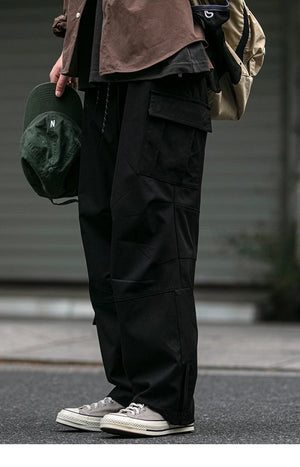 Ankle Zipper Style Cargo Pants , - Streetwear Pants - Slick Street