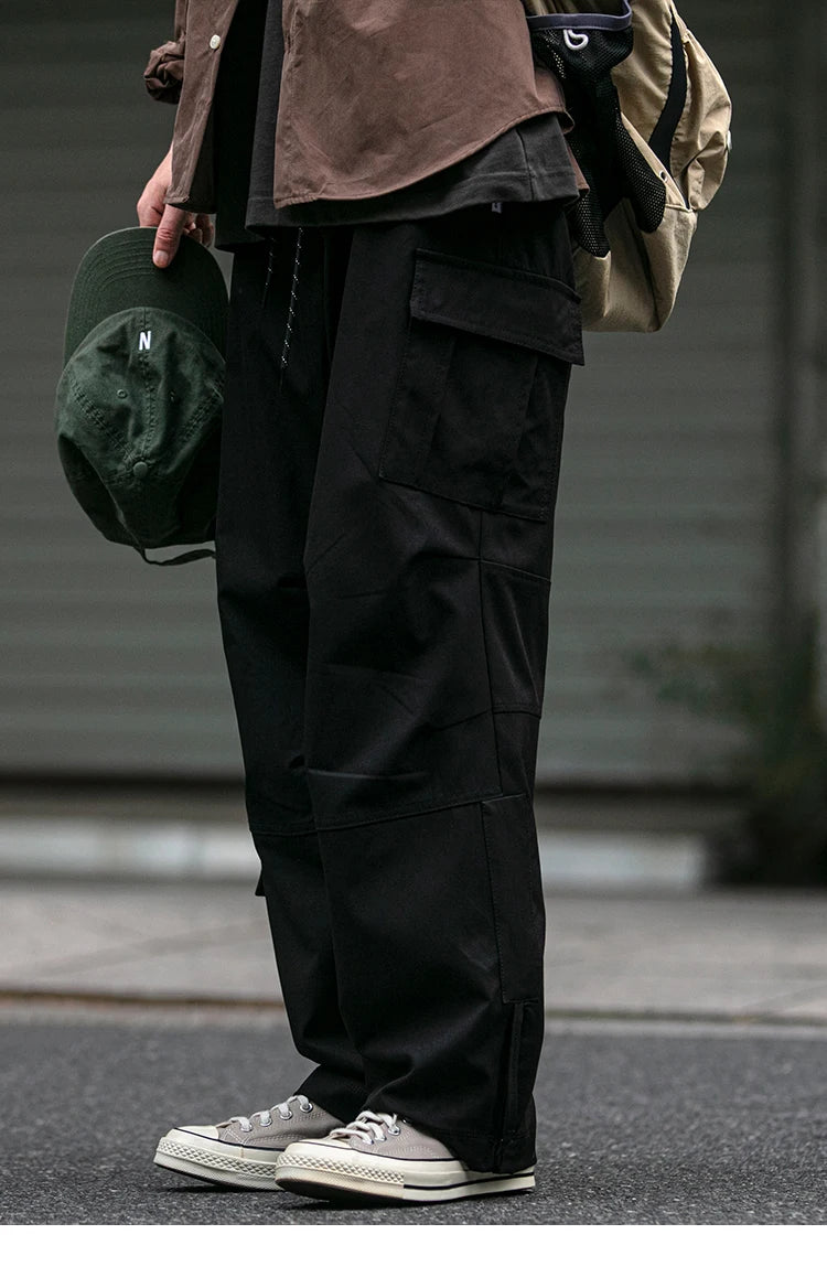 Ankle Zipper Style Cargo Pants , - Streetwear Pants - Slick Street