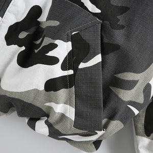 Disruptive Camouflage Elastic Waist Jacket , - Streetwear Jacket - Slick Street