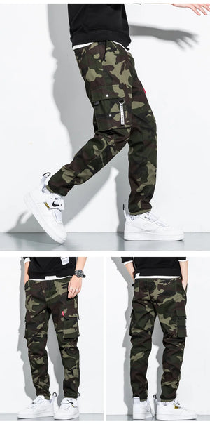 CR3 Camouflage Cargo Pants , - Streetwear Pants - Slick Street