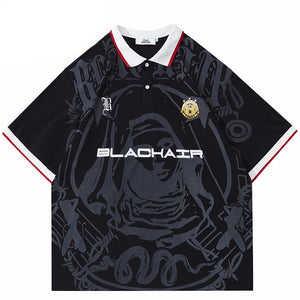 BLACKAIR Virgin Mary Graphic T-Shirt , - Streetwear T-Shirts - Slick Street