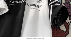 RADIANT-UR Contrast Color Polo T-Shirt , - Streetwear T-Shirts - Slick Street