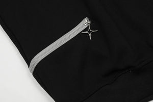 Double Neckline Multi Zipper Style Hoodie , - Streetwear Hoodie - Slick Street
