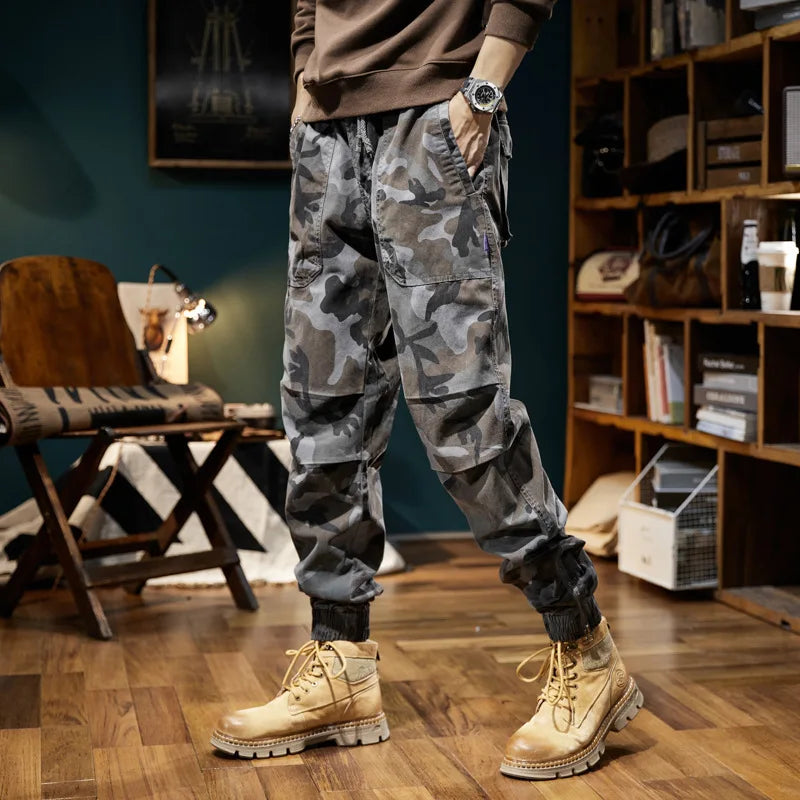 Tactical Camo VA23 Pants 28, Gray - Streetwear Pants - Slick Street