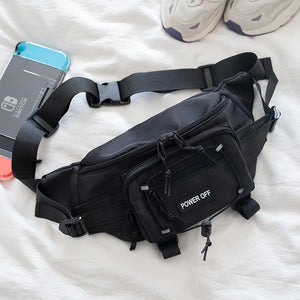 Power OFF Crossbody Bag , - Streetwear Bag - Slick Street