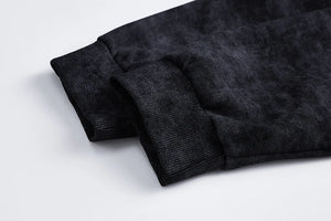 Tie-dye Coptic Cross Drawstring Hoodie , - Streetwear Hoodie - Slick Street