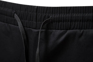 Black Multi Zipper Combat Cargo Pants , - Streetwear Cargo Pants - Slick Street