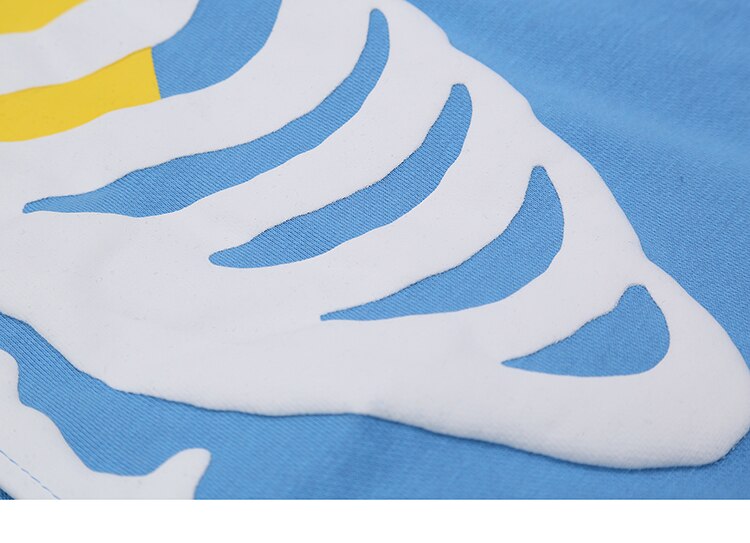 VERBLEE Rib Cage Graphic Zipper Hoodie ,  - Streetwear Hoodie - Slick Street