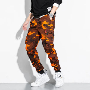 CR3 Camouflage Cargo Pants Red, XS - Streetwear Pants - Slick Street
