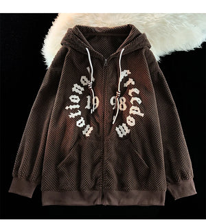 National Freedom 1998 Zipper Hoodie , - Streetwear Hoodie - Slick Street