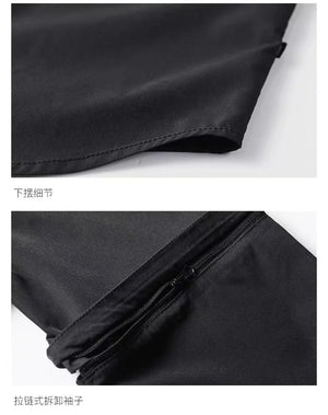 Coal Black Buckles Up Chest Pockets T-Shirt , - Streetwear T-Shirts - Slick Street