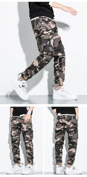CR3 Camouflage Cargo Pants , - Streetwear Pants - Slick Street