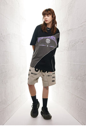 Don't Want To Struggle Patchwork T-Shirt , - Streetwear T-Shirts - Slick Street