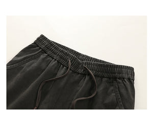 BG26 Corduroy Pattern Streetwear Baggy Joggers , - Streetwear Joggers - Slick Street