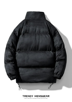 Solid Color Puff Sleeves Bubble Jacket , - Streetwear Jacket - Slick Street