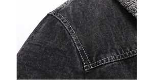 Neutral Color Button Up Fleece Jacket , - Streetwear Jacket - Slick Street