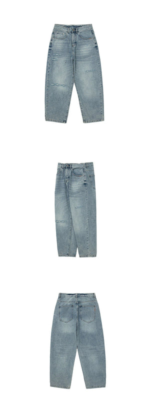 Denim Ripped Coin Pocket Jeans , - Streetwear Jeans - Slick Street