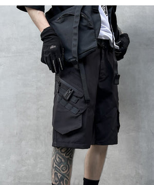 Tactical Multi Pocket Cargo Shorts , - Streetwear Shorts - Slick Street
