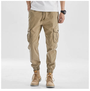 Drawstring Multi Pockets Cargo Pants , - Streetwear Pants - Slick Street