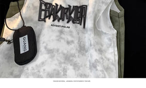 EBAK Tie-dye Sleeveless T-Shirt , - Streetwear T-Shirts - Slick Street