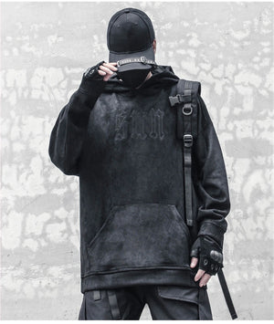 Sun AA Techwear Pullover Hoodie , - Streetwear Hoodie - Slick Street