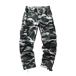 CA26 Tactical Camo Cargo Pants , - Streetwear Pants - Slick Street