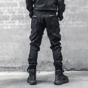 Dark Abyss V2 Cargo Pants , - Streetwear Pants - Slick Street