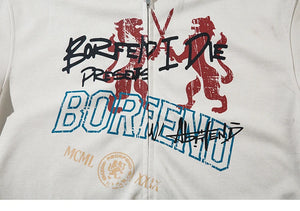 Make America Go Hard Again Graffiti Zipper Hoodie , - Streetwear Hoodie - Slick Street