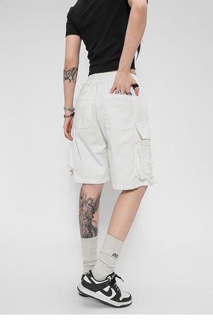 Cargo Track Multi Pockets Shorts , - Streetwear Shorts - Slick Street