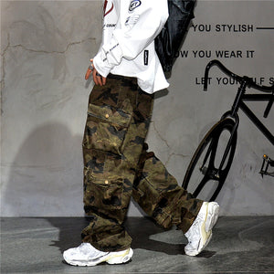 Jungle T24 Camo Cargo Pants , - Streetwear Pants - Slick Street