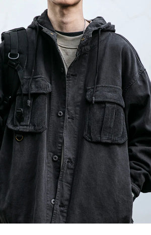 VX1 Hooded Jacket , - Streetwear Jackets - Slick Street