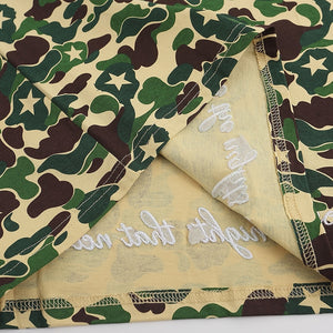 Snappy Crocodile Star Camouflage Design T-Shirt , - Streetwear T-Shirts - Slick Street