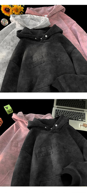 Tie-Dye Kangaroo Pocket Pullover Hoodie , - Streetwear Hoodie - Slick Street