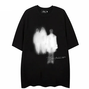 Twinkling Shadow People Graphic T-Shirt , - Streetwear T-Shirts - Slick Street