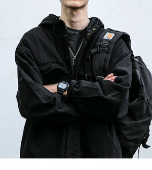 VX1 Hooded Jacket , - Streetwear Jackets - Slick Street